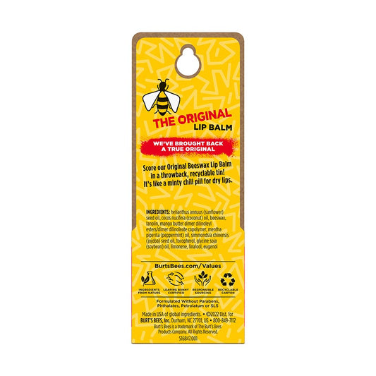 BURT'S BEES BEESWAX LIP BALM TIN (0.30 OZ)