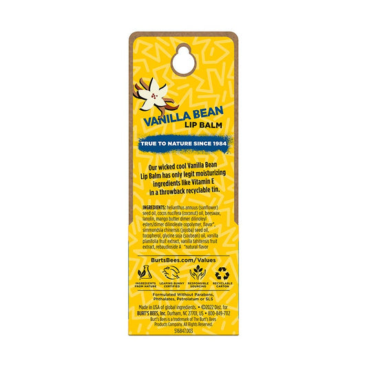 BURT'S BEES VANILLA BEAN LIP BALM TIN (0.30 OZ)